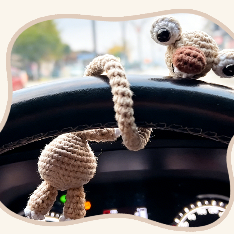 💥Alleen vandaag: 52% korting👜Handgebreide decoratieve hanger met stripfiguur🚗