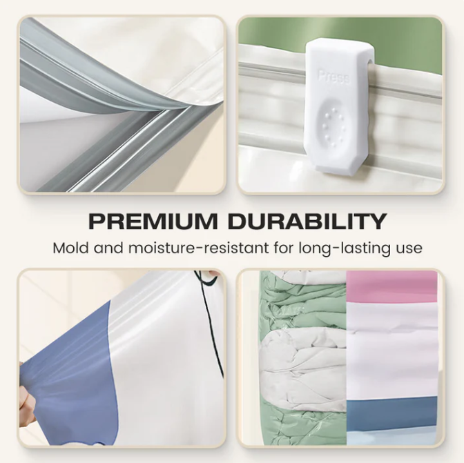 Buy 1 Get 1 Free⚡No-Pump Large Vacuum Storage Compression Bags