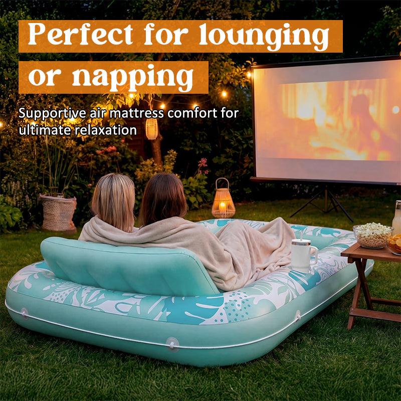 Outdoor Inflatable Floating Bed Pool & Inflatable Swimming Pool