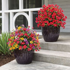 💐Artificial Eucalyptus and Violet Ground-Insert Floral Decoration