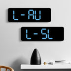 Simple And Multifunctional Frameless Electronic Clock⏲