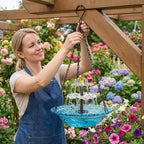 ⏰Tijdelijk 54% korting🦜Solar Cascade Hanging Birdbath Fountain