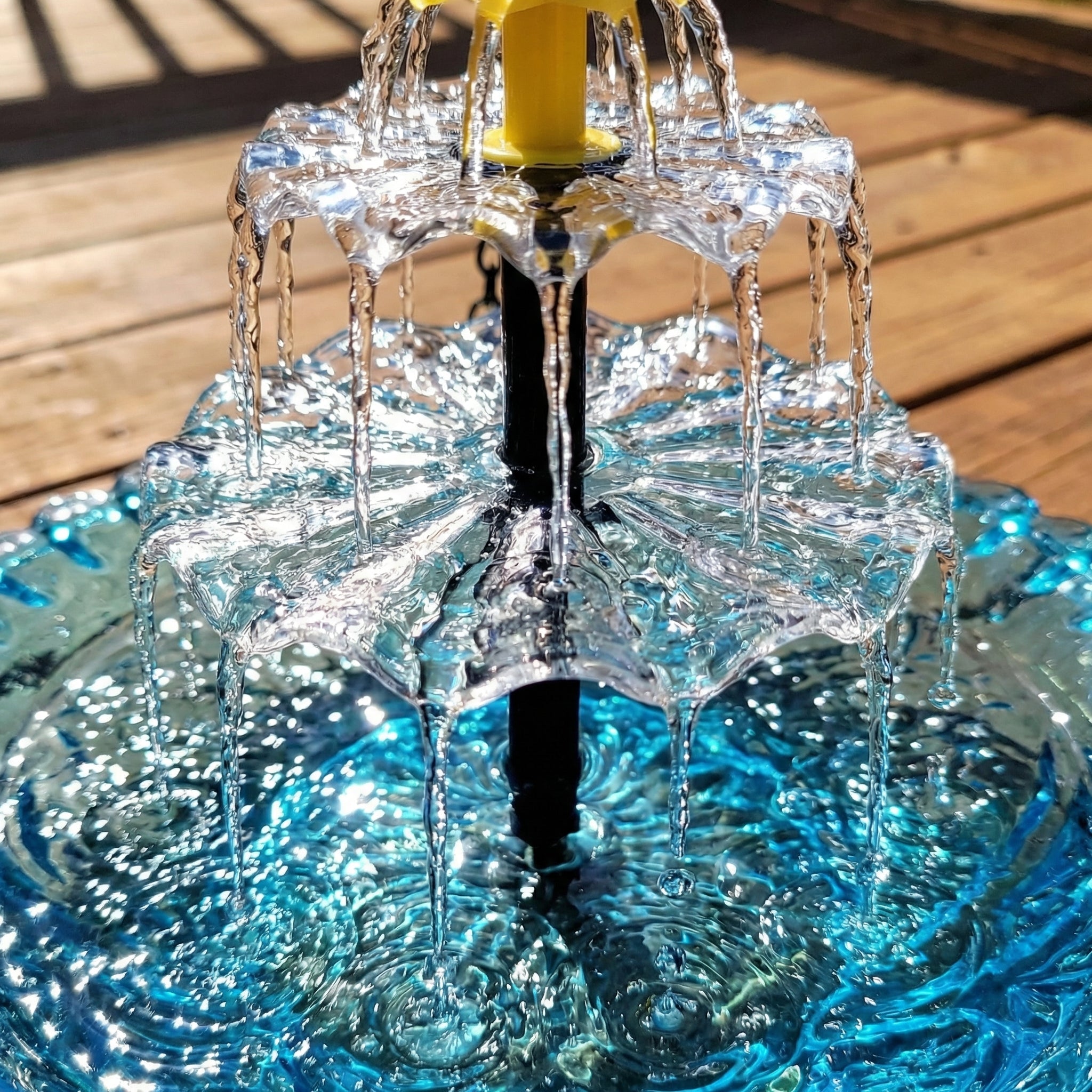 ⏰Tijdelijk 54% korting🦜Solar Cascade Hanging Birdbath Fountain