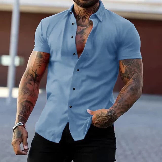 👔 Non-iron men's shirts with button closure – Wrinkle-free, premium cotton & classic fit 👕