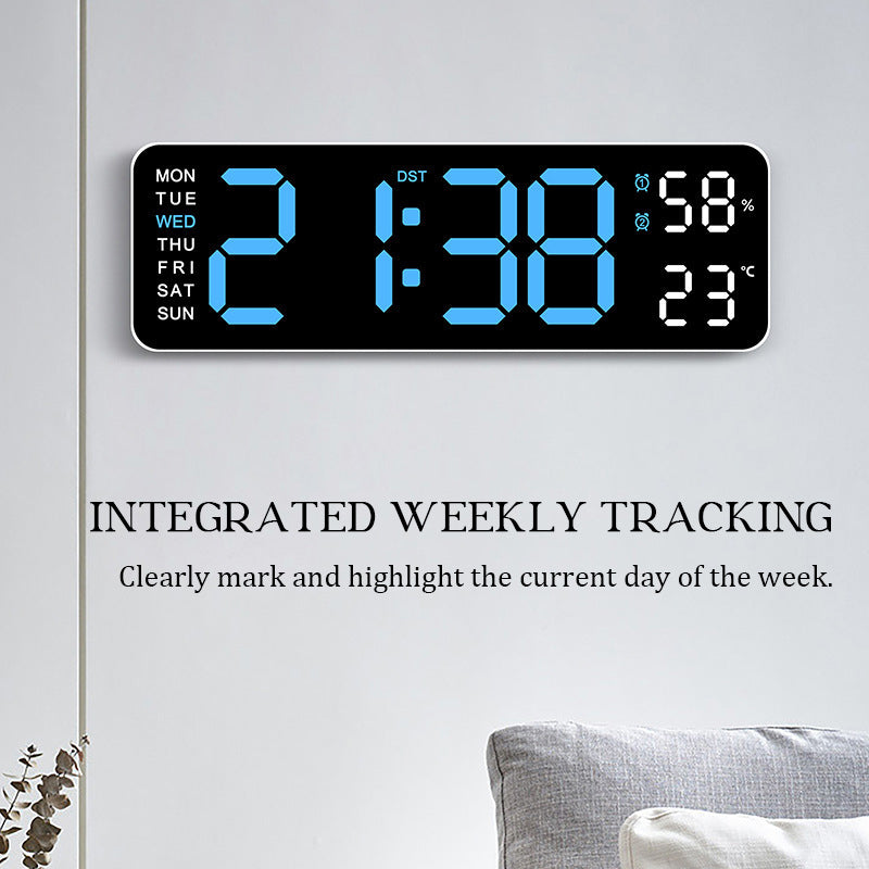 Simple And Multifunctional Frameless Electronic Clock⏲