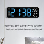 Simple And Multifunctional Frameless Electronic Clock⏲