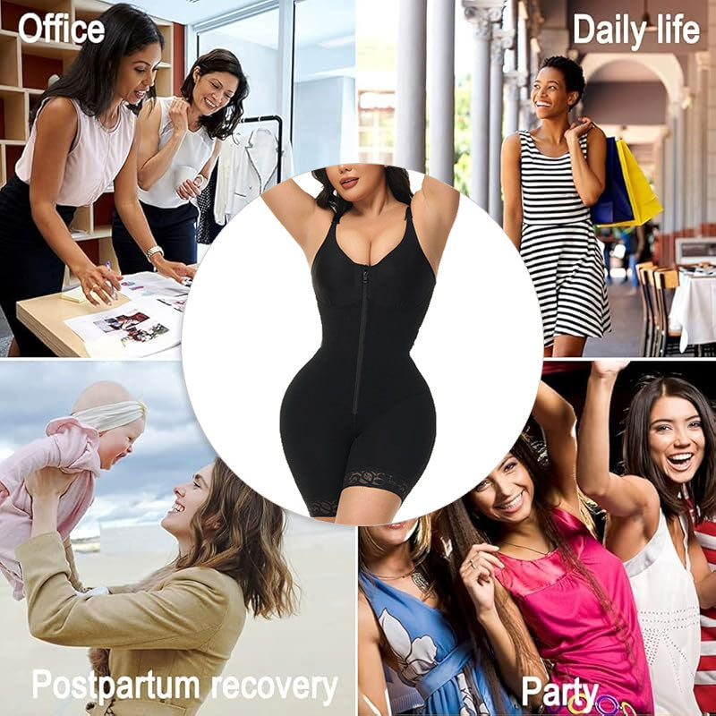 Zipper Tummy Control & Butt Lifting Bodysuit 💃✨