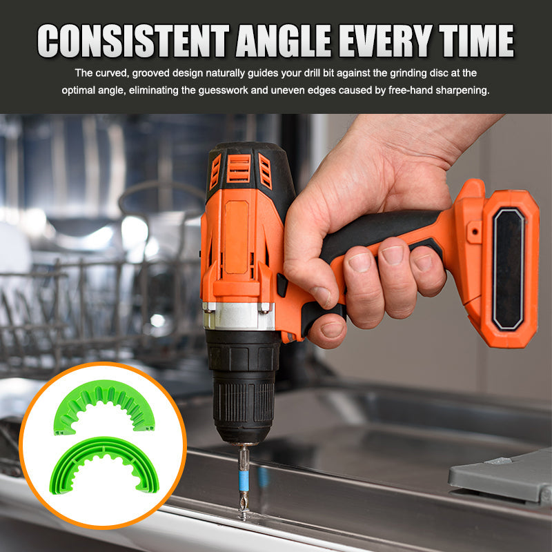 Precision Drill Bit Sharpening Guide for Angle Grinders