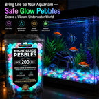 ✨ Colorful Glow in the Dark Garden Stones