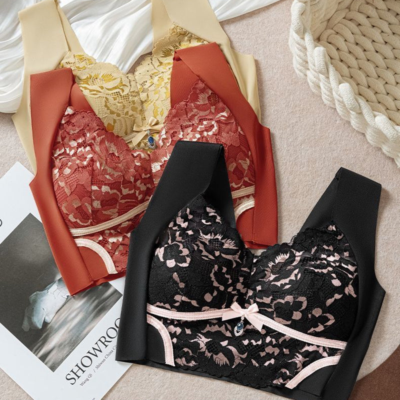 💋Push-up en liftende kanten naadloze bh zonder rugpand in grote maten
