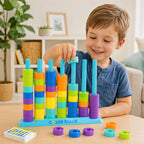 Creative And Fun Color Matching Stacking Puzzle Party Game Toy