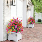 💐Artificial Eucalyptus and Violet Ground-Insert Floral Decoration