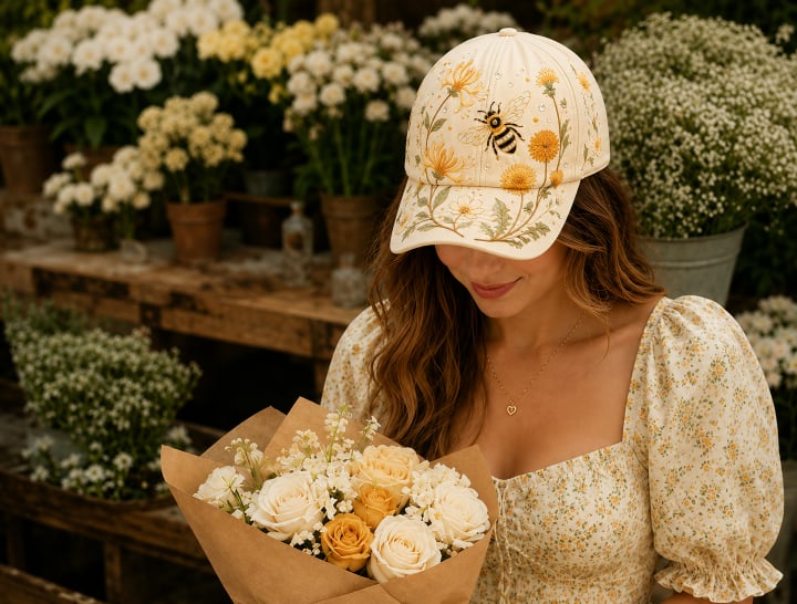 🔥Last day – 50% off 🌸🌿 Garden Morning Cap