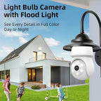 2-Megapixel Home Lighting Bulb Surveillance Camera
