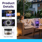 🦟 Upgraded 360° Quiet Suction Mosquito Trap Lamp ✨