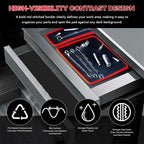 🚗🛠️High-Performance Magnetic Leather Tool Storage Mat