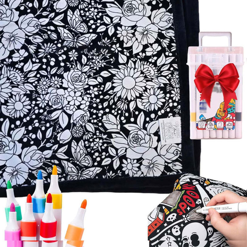 💥Facebook bestverkochte producten🎨✨DIY Handgemaakte kleurrijke creatieve lamswollen deken