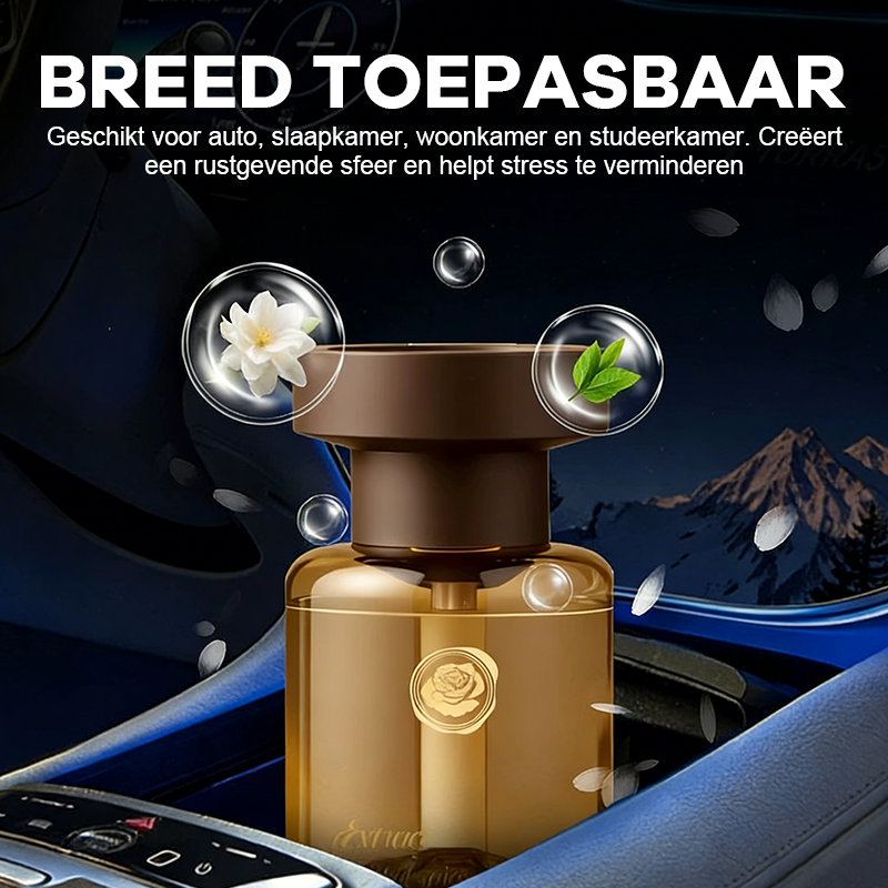🚗Auto-ontgeurder op basis van plantaardige aromatherapie