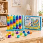 Creative And Fun Color Matching Stacking Puzzle Party Game Toy