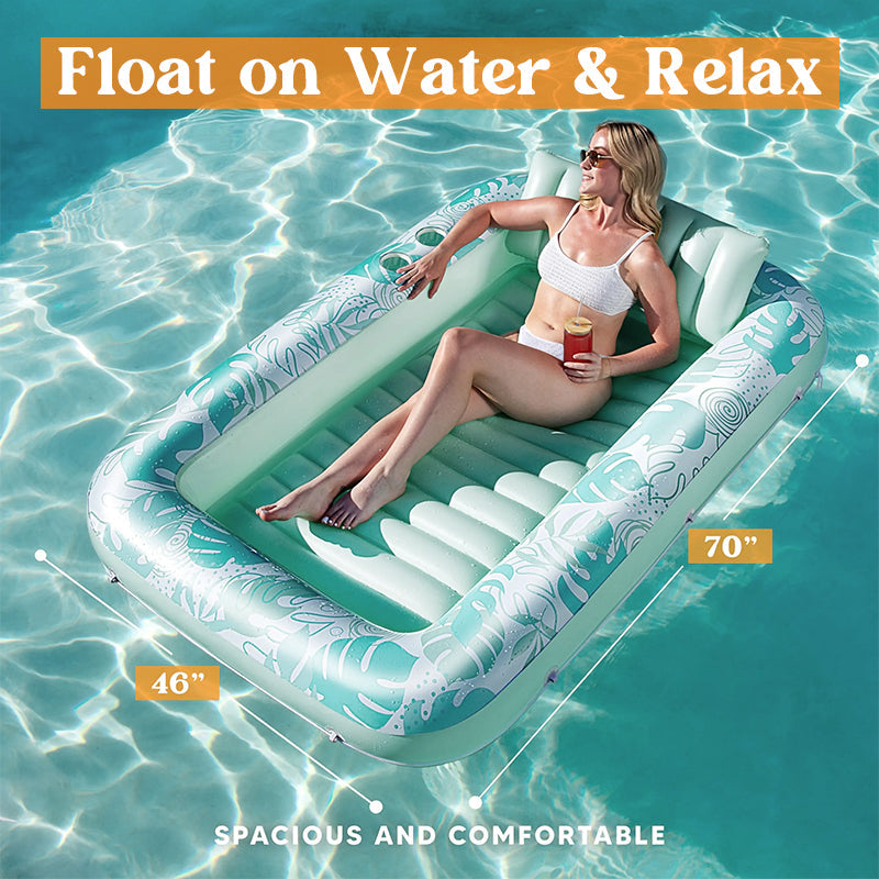 Outdoor Inflatable Floating Bed Pool & Inflatable Swimming Pool