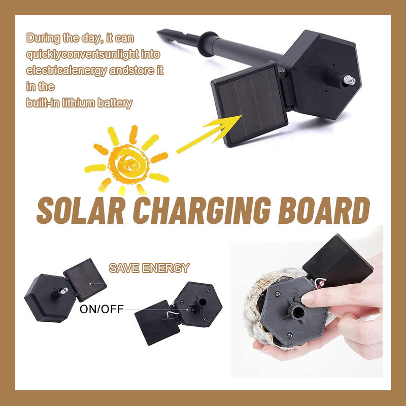 Solar Owl Courtyard Lawn Garden Decorative Light🦉✨