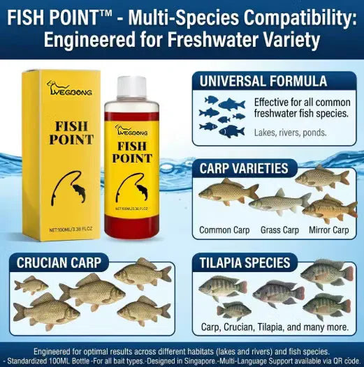 🎣 Concentrated fish attractant  – 🐟 Fast-acting formula for red worms