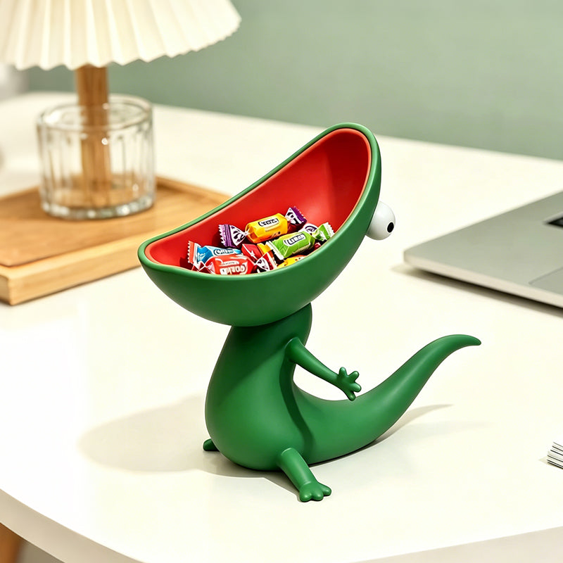🦎Lizard-shaped soap box/key box/desktop ornament