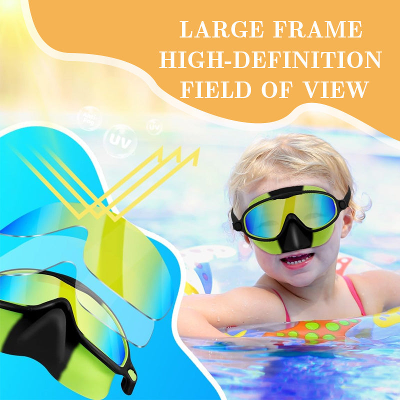 Children's Nose Mask Large Frame Swimming Goggles🏊‍♀️