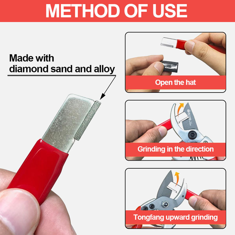 Professional Kitchen Knife Sharpener, Precision Edge Knife Sharpening Tool, Knife Sharpening Stone for Blades, Including Garden Shears.