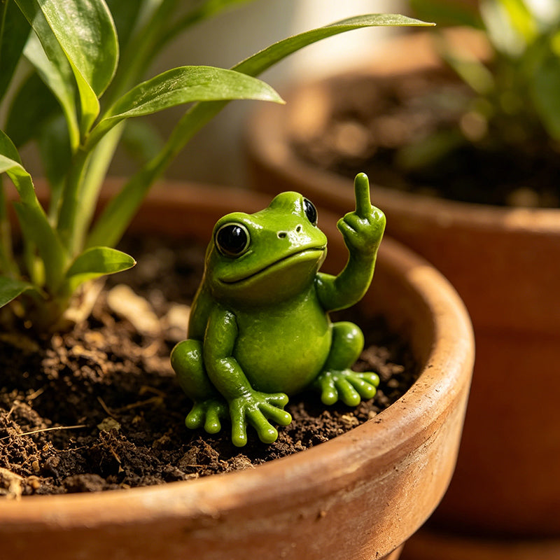 🖕Fun Mini Middle Finger Animal Statues - Unique & Humorous Desk Decor
