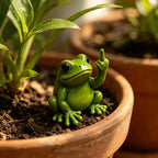 🖕Fun Mini Middle Finger Animal Statues - Unique & Humorous Desk Decor