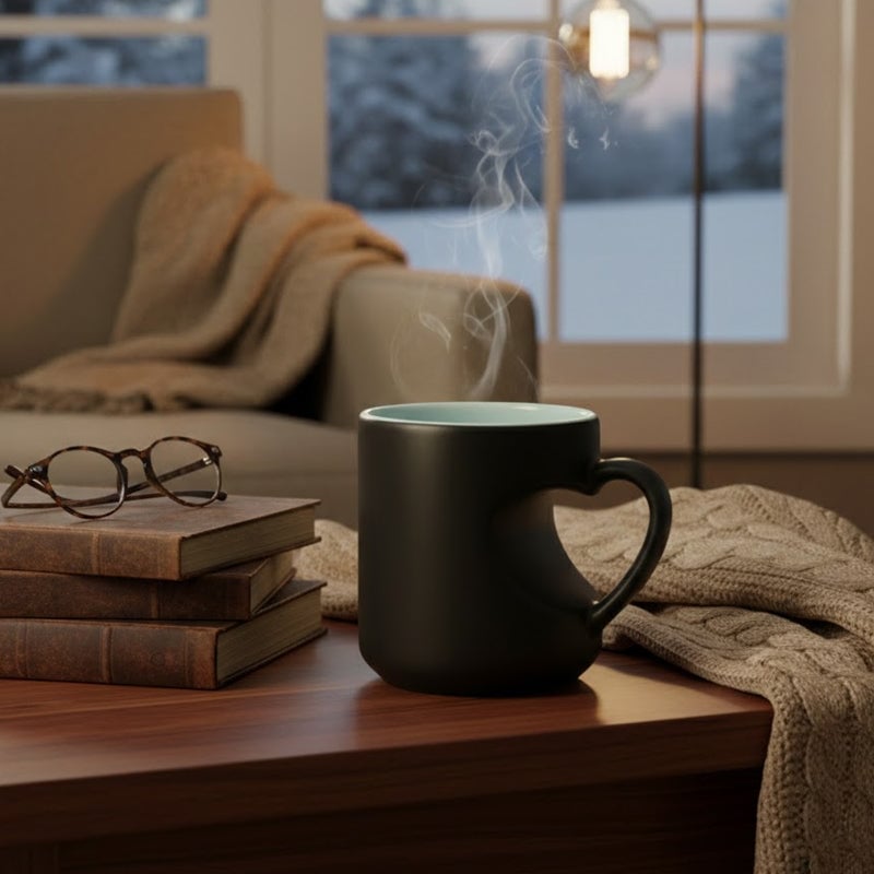 Valentijnsdag Limited Edition💖Hartvormige keramische mok die van kleur verandert