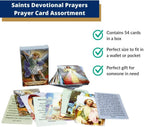 ✝️ Catholic Genuine Leather Holy Card Holder – Pocket Prayer Card Organizer with Snap Closure