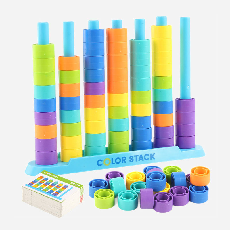 Creative And Fun Color Matching Stacking Puzzle Party Game Toy