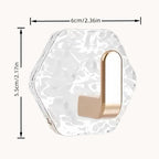 Luxury Glacier Ripple Self-Adhesive Hooks⭐
