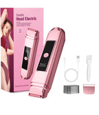 ⭐【5480 positieve recensies】✨Elektrisch Ontharingsapparaat Met dubbel Mesje En Digitaal Display