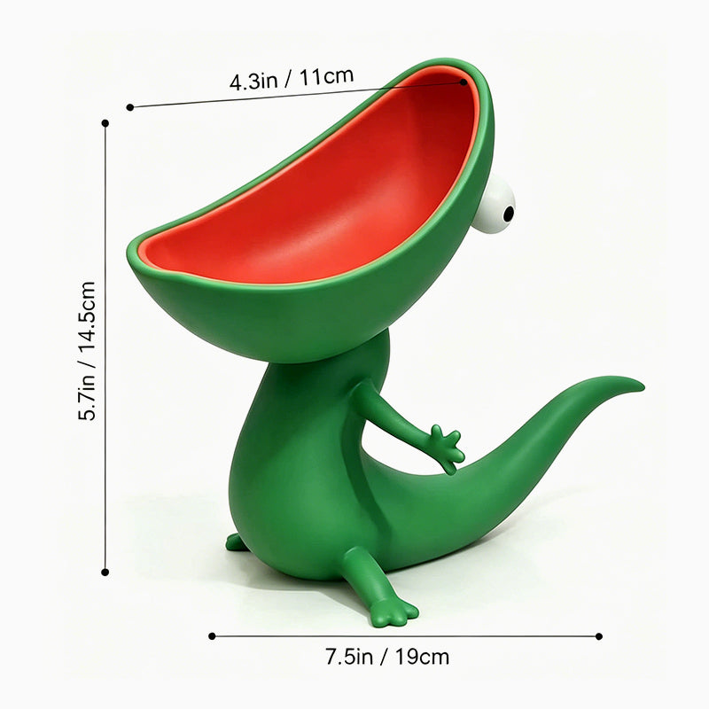 🦎Lizard-shaped soap box/key box/desktop ornament