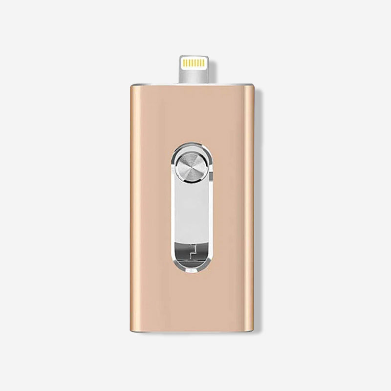3-in-1 USB-flashdrive Met Grote Capaciteit Voor Zowel Mobiele Telefoons Als Computers