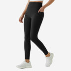 High-Waisted Peach Lift Yoga Leggings – Seamless Naked-Feel Sports Pants
