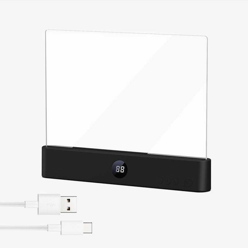 🎁Tijdelijk 50% korting📖💡Draagbaar, oplaadbaar, transparant LED-leeslampje