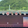 🚗🌸3D-harsstickers voor auto's - Met ontwerpen van perzikbloesem/kersenbloesem