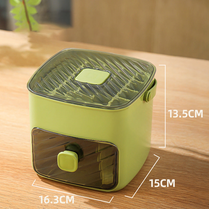 48-Cube Portable Push-Button Large-Capacity Ice Bucket 🧊