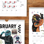 🏎️📅F1 Scrapbook Race Calendar 2026 — De ultieme wandkalender voor racefans
