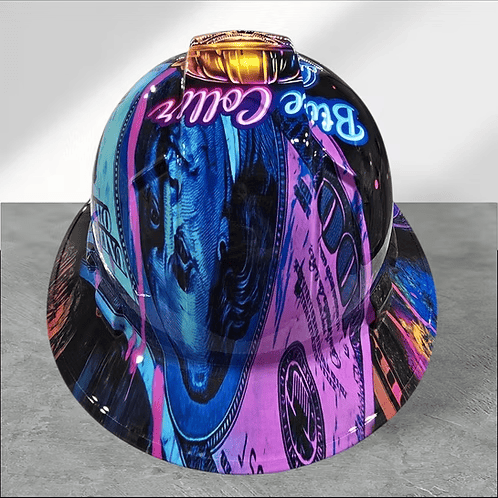 🎁Father’s Day 49% OFF - 👷‍♂️🔥 Blue Collar Daddy Hydro-Dipped Hard Hat