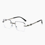 New Stylish Frameless Metal Reading Glasses With Blue Light Protection👓
