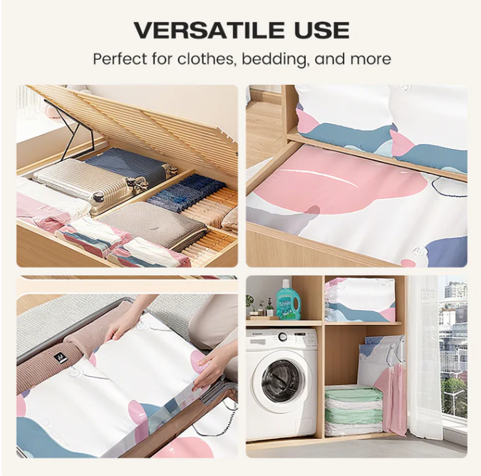 Buy 1 Get 1 Free⚡No-Pump Large Vacuum Storage Compression Bags