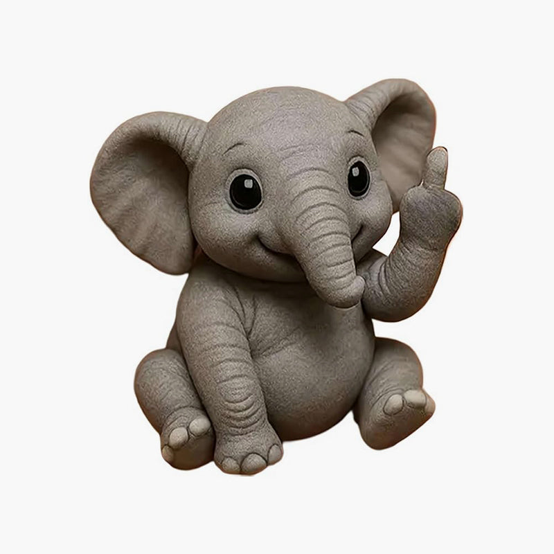 🖕Fun Mini Middle Finger Animal Statues - Unique & Humorous Desk Decor