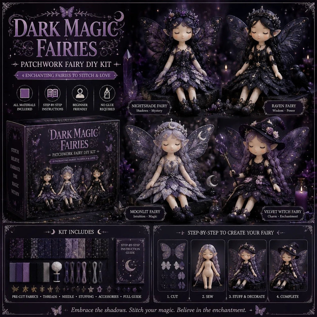 💥Last day, 50% off sale!🧵Fairy Patchwork DIY Collection
