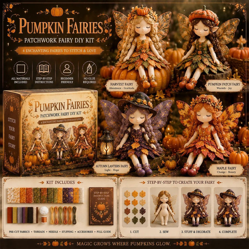 💥Last day, 50% off sale!🧵Fairy Patchwork DIY Collection