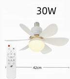 2-IN-1 PORTABLE CEILING FAN & LIGHT With Remote Control